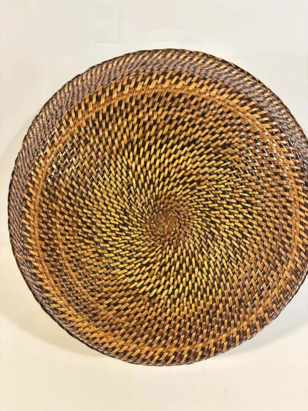Handmade handwoven round